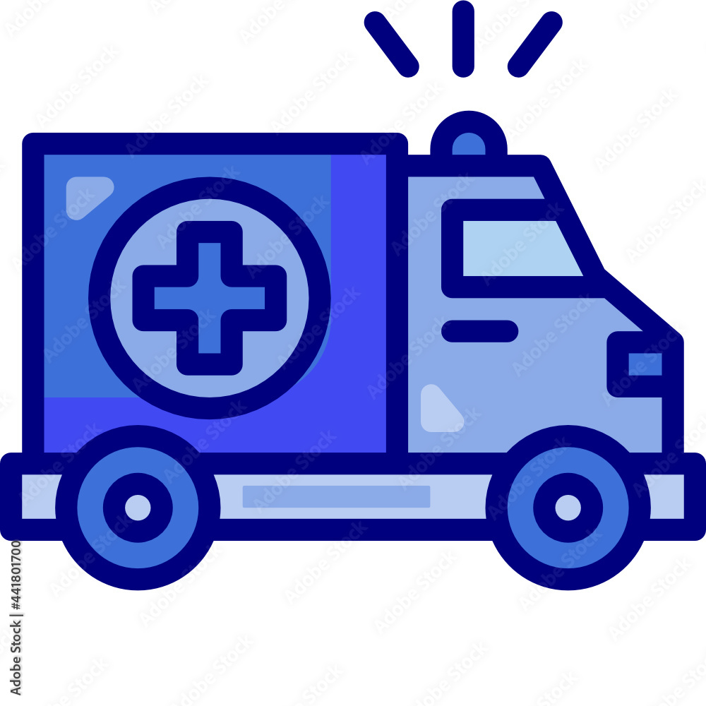 ambulance Two Tone icon