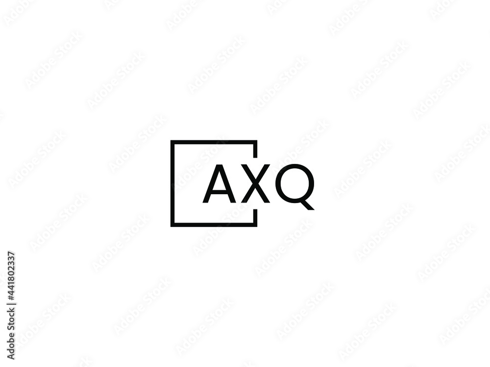 AXQ Letter Initial Logo Design Vector Illustration AXQ Letter Initial Logo Design Vector Illustration