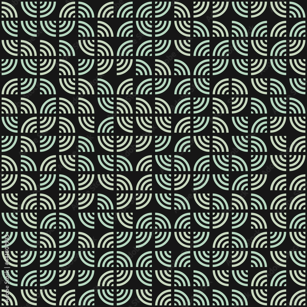 Abstract Geometric Pattern generative computational art illustration