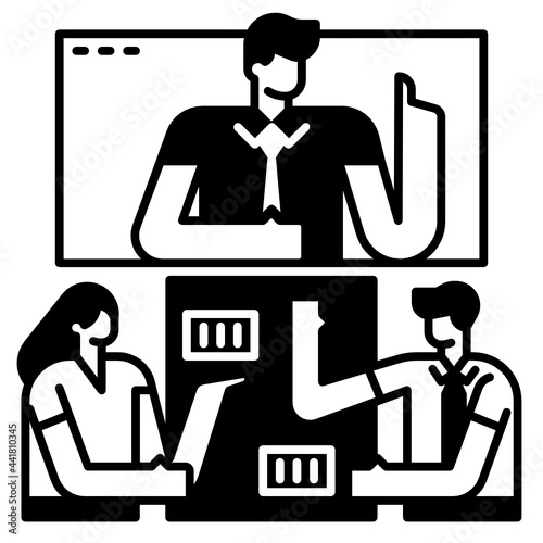 teleconference icon