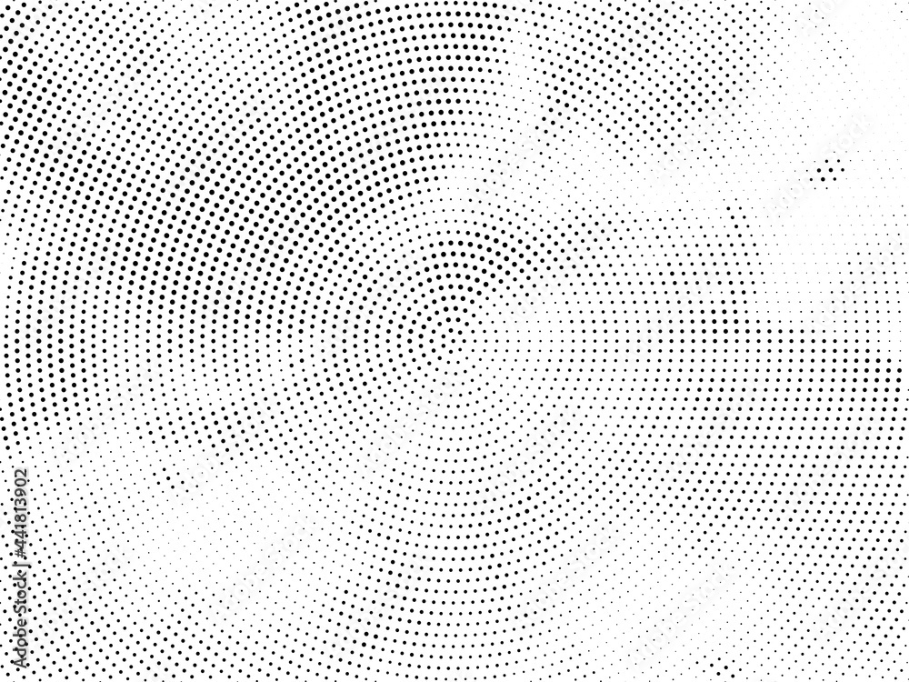 Abstract circular halftone design background