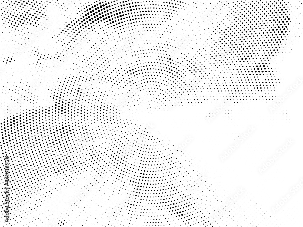 Abstract circular halftone design background Abstract circular halftone design background