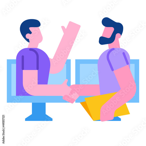 collaboration E-commerce icon