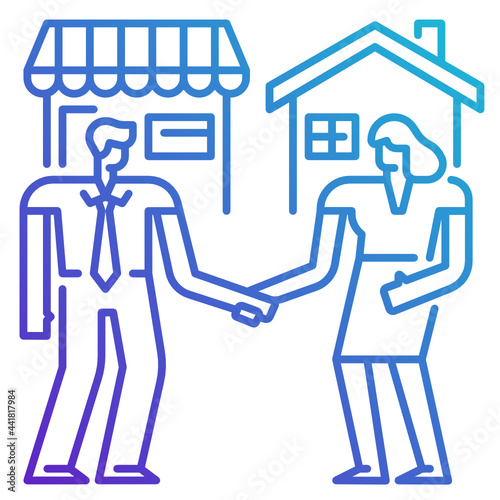 b2c E-commerce icon