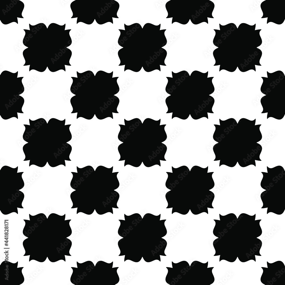 floral seamless pattern background.Geometric ornament for wallpapers and backgrounds. Black and white pattern. floral seamless pattern background.Geometric ornament for wallpapers and backgrounds. Black and white pattern.