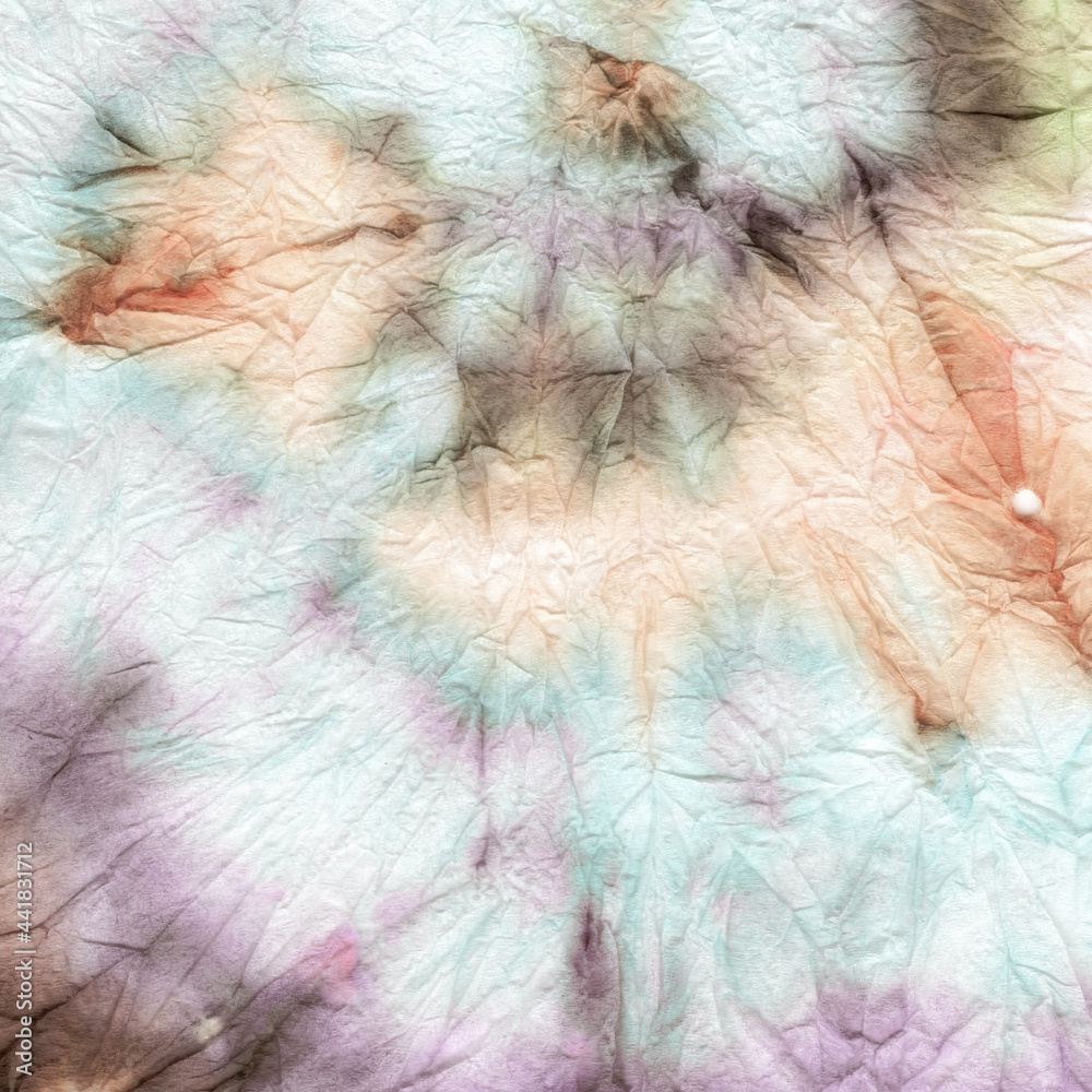Coral Tie Dye Swirl. Tye Hippie Fabric. Trippy Coral Tie Dye Swirl. Tye Hippie Fabric. Trippy