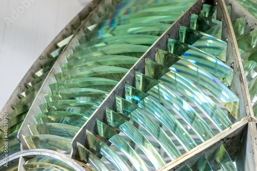 Prism After Prism - The Point Arena Lighthouse fresnel lens is comprised of hundreds of prisms that focused light from a central oil lamp toward mariners on the Pacific Ocean. Point Arena, CA, USA