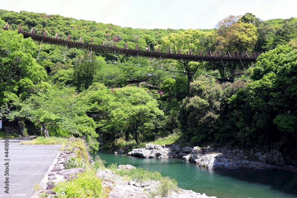 立神峡の風景