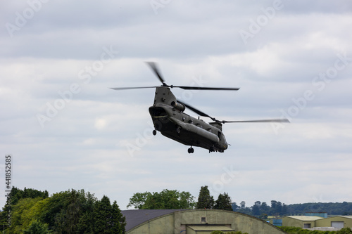 Heavy lift military helicopter at low level