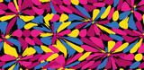 Color pattern with geometric shape for backgrounds and printing of decorative paintings.