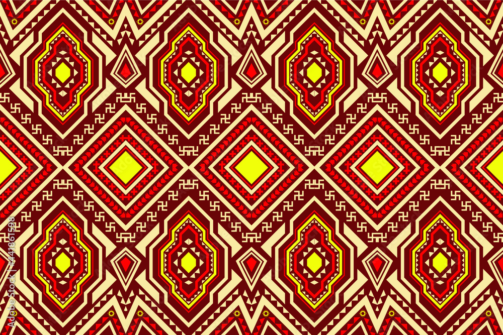 geometric used to make a ethnic pattern fabrics geometric used to make a ethnic pattern fabrics