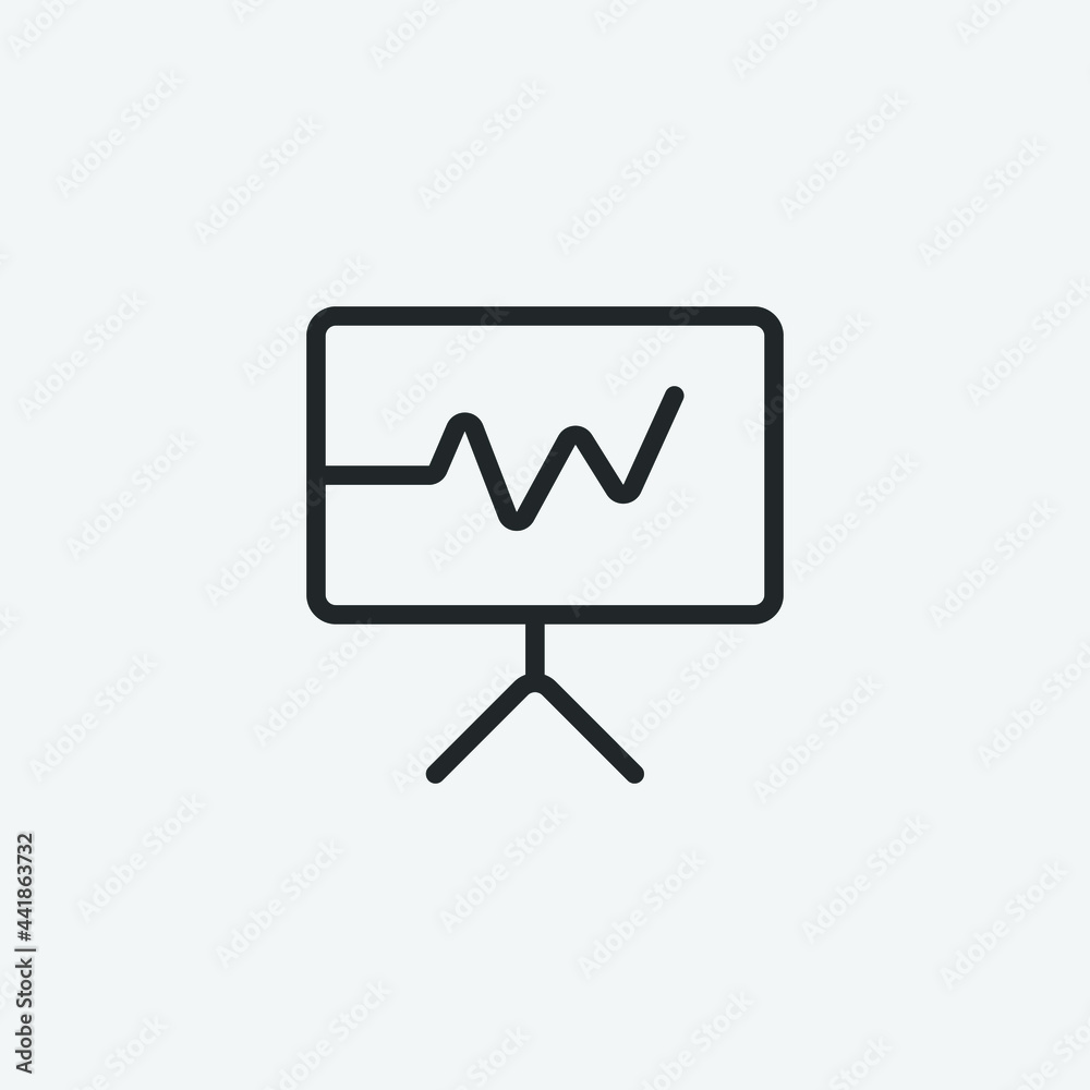 presentation vector icon illustration sign presentation vector icon illustration sign
