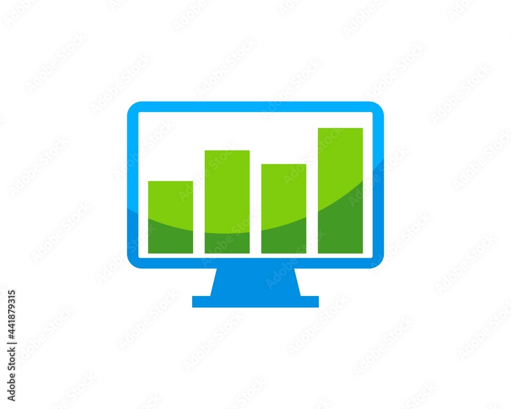 LED television for watch financial chart bar LED television for watch financial chart bar
