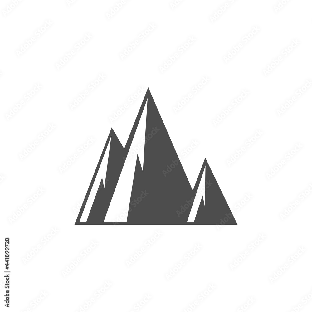 Mountain Icon Logo Design Vector Mountain Icon Logo Design Vector