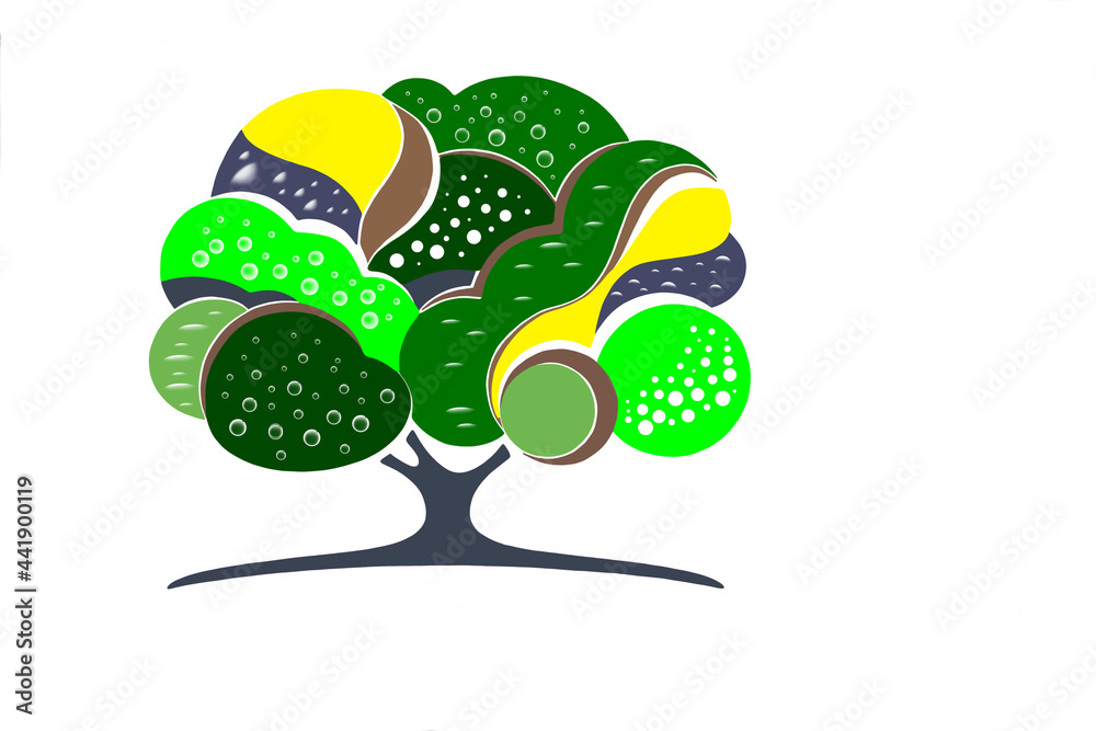 Fototapeta premium Abstract tree
