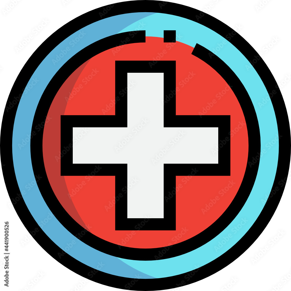 healthcare color outline icon