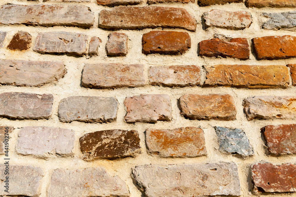 Fototapeta premium an old wall made of bricks