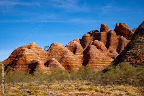 The distinct ancient rock formations of the Bungles in the Kimberley, Western Australia. photo