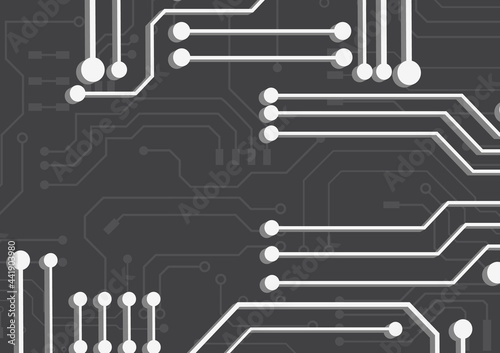 Circuit technology background with hi-tech digital