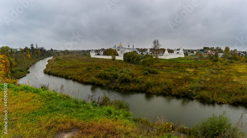 The architecture of Suzdal, an ancient city in Russia. 