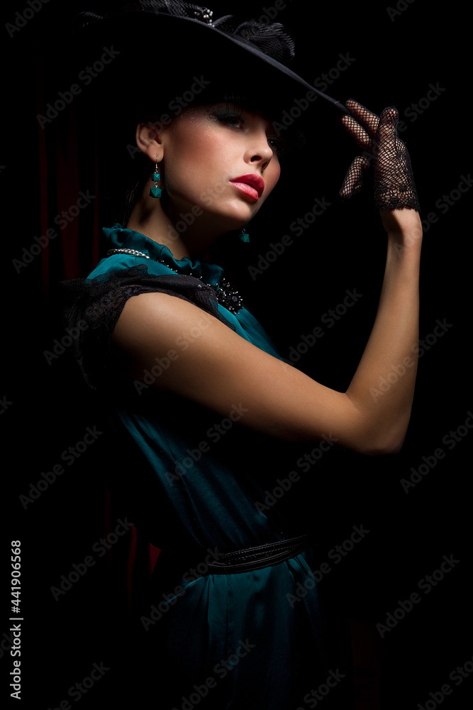 Pretty retro girl Pretty retro girl