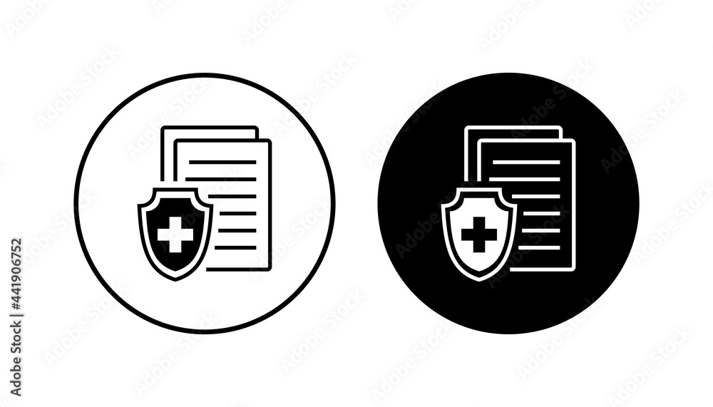 Medical insurance icon set. health insurance icon Medical insurance icon set. health insurance icon