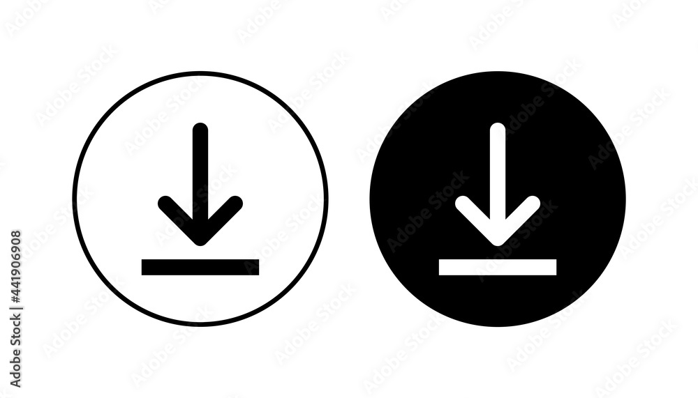 Download icon set. Download vector icon Download icon set. Download vector icon