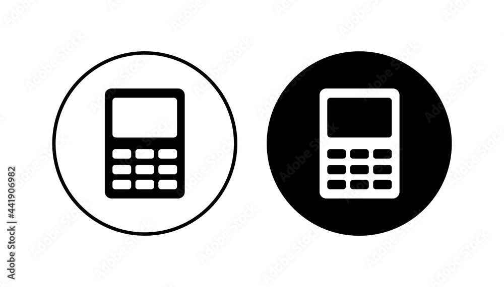 Calculator icon set. Accounting calculator icon. calculator vector Calculator icon set. Accounting calculator icon. calculator vector