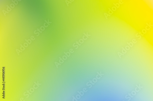 Abstract blur green yellow texture background photo