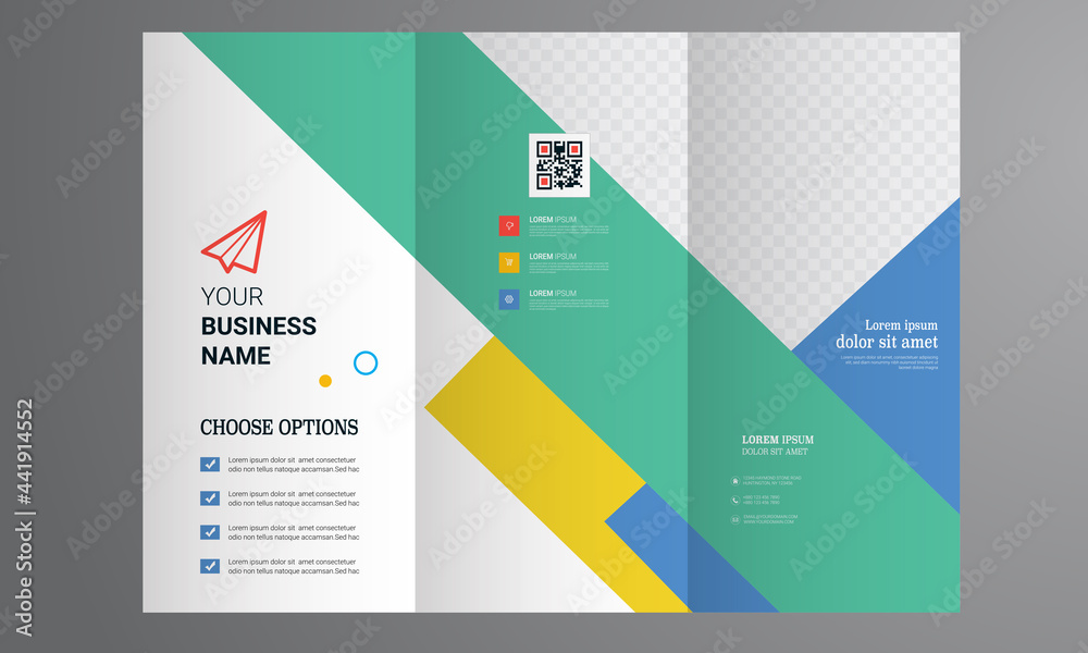 Simple Trifold Brochure Layout