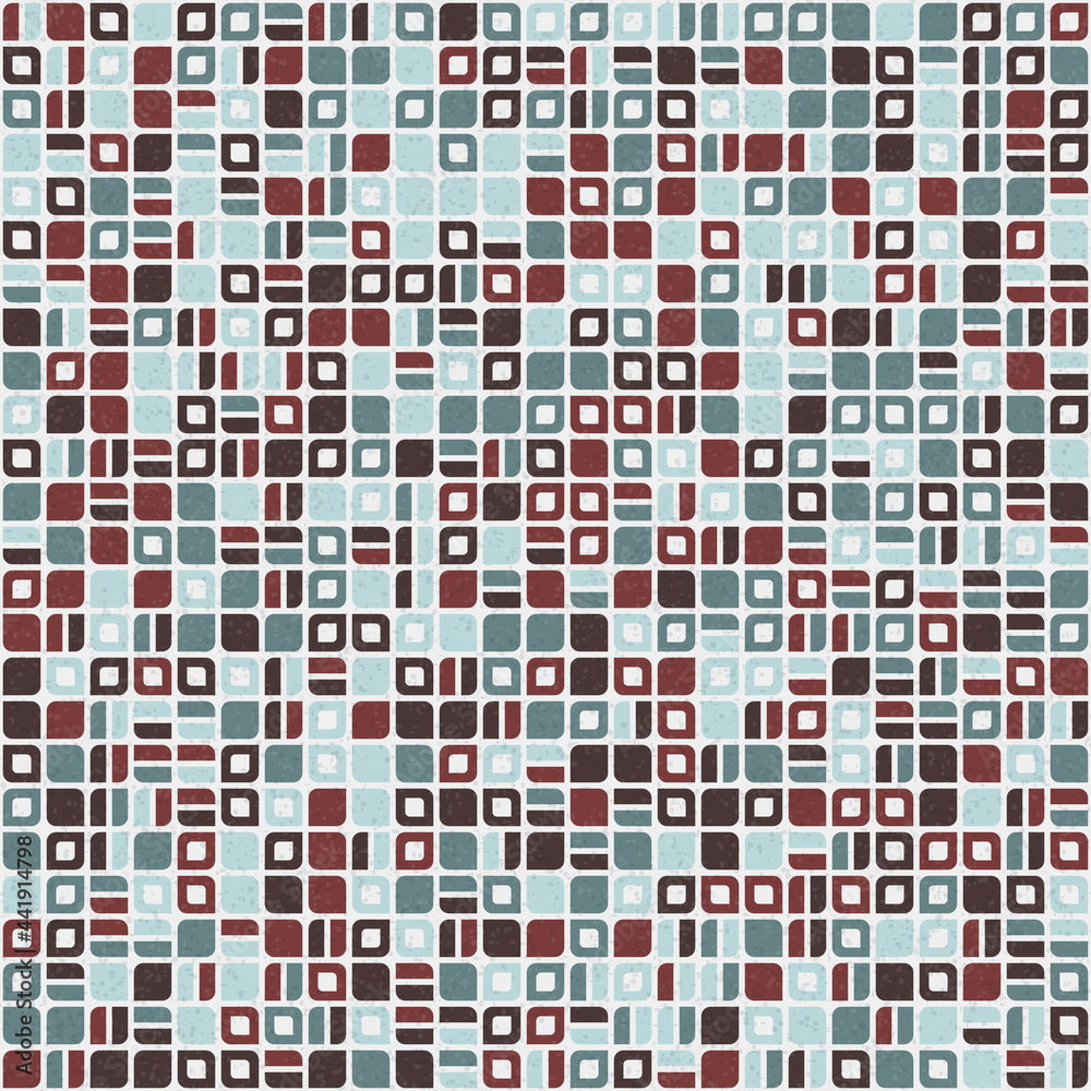 Fototapeta premium Abstract Geometric Pattern generative computational art illustration