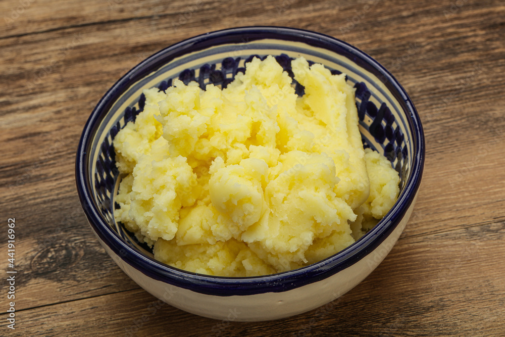 Mashed potato in the bowl Mashed potato in the bowl