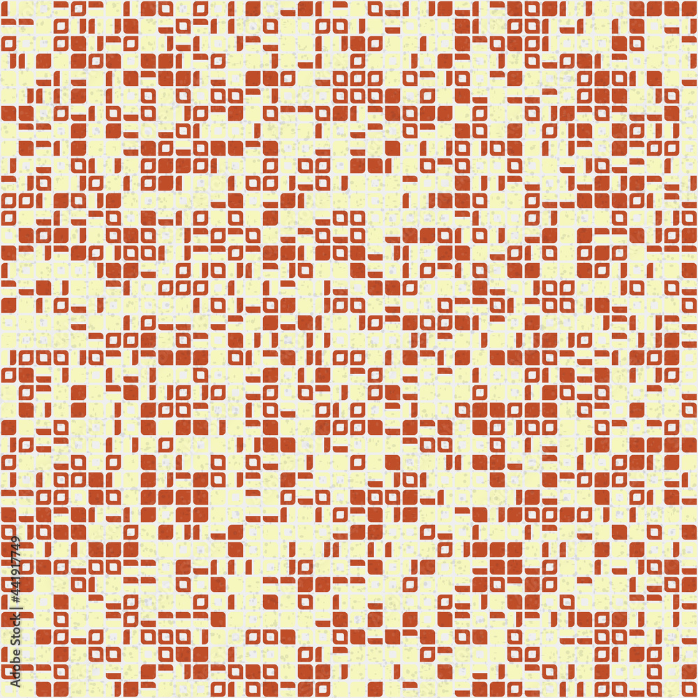 Fototapeta premium Abstract Geometric Pattern generative computational art illustration