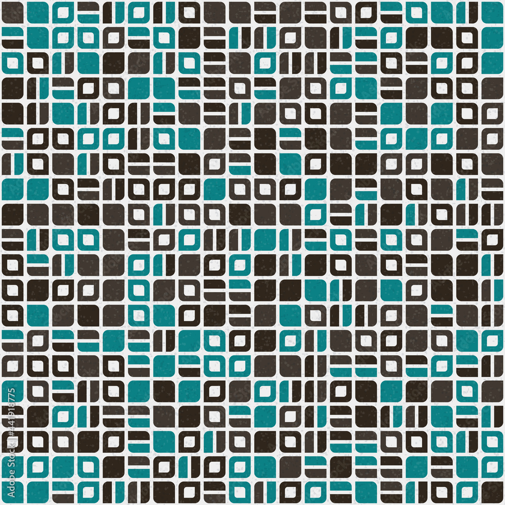 Fototapeta premium Abstract Geometric Pattern generative computational art illustration