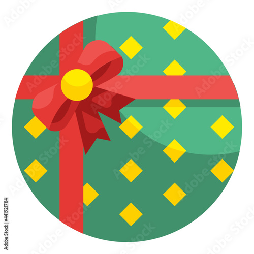 giftbox flat icon
