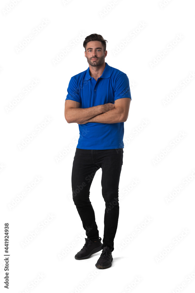 Full length portrait of handsome man Full length portrait of handsome man