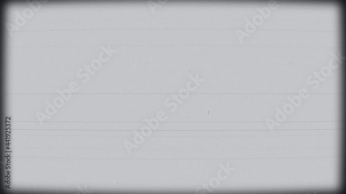 4K Bad Old TV Signal Glitch Overlay Black And White Background Loop Animation