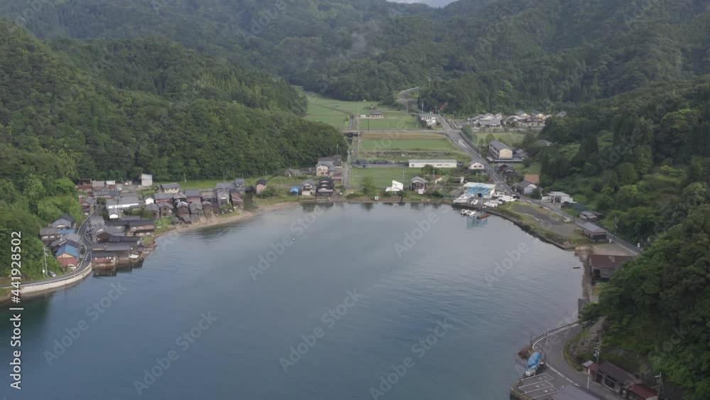 伊根の舟屋から 京都 ドローン空撮 伊根の舟屋から 京都 ドローン空撮