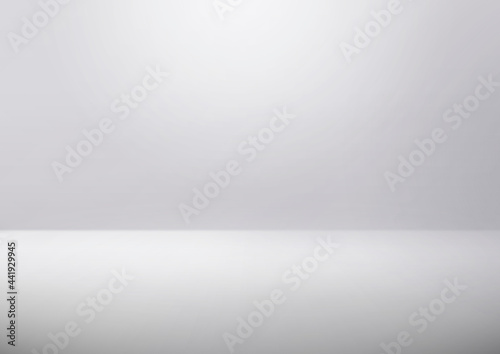 Gray empty room studio gradient used for background and display your product