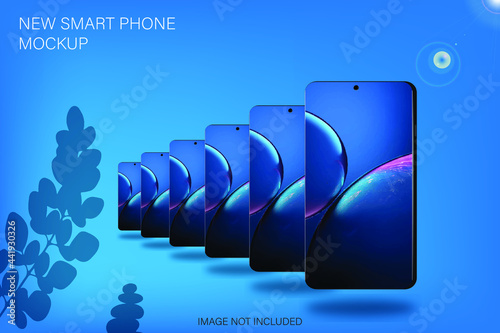 New Galaxy 21 Smart phone Mockup