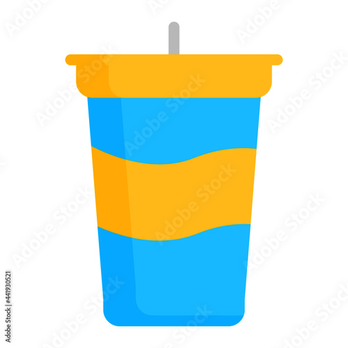 Drink icon with flat style. Suitable for website design, logo, app and UI. Based on the size of the icon in general, so it can be reduced.