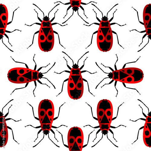 Firebug. Vector illustration. Isolated on a white © julia_faranchuk