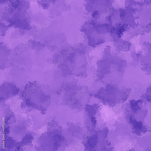 Lilac, violet paint strokes, stains. Seamless pattern. Impressionistic wallpaper. Artistic background.