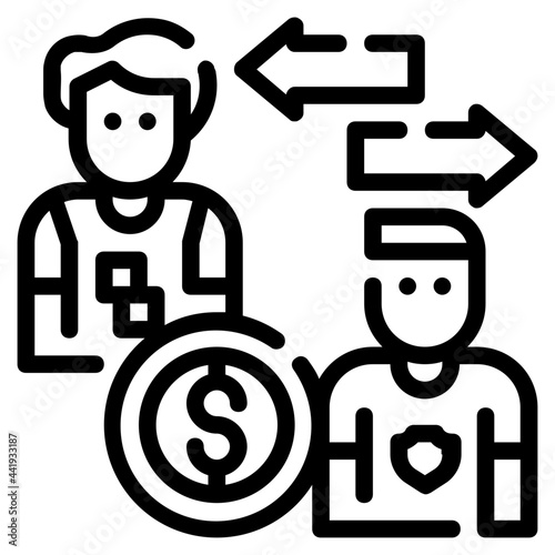 transfer line icon