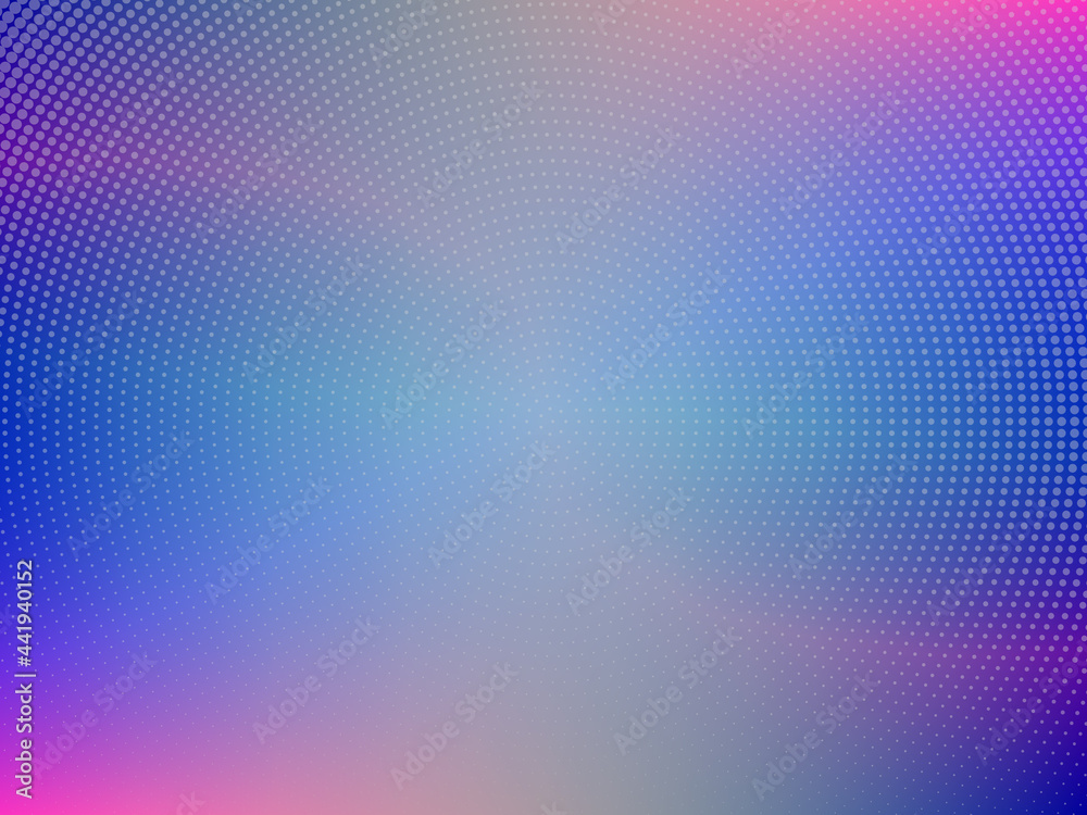 Abstract geometric gradient color halftone modern shape background