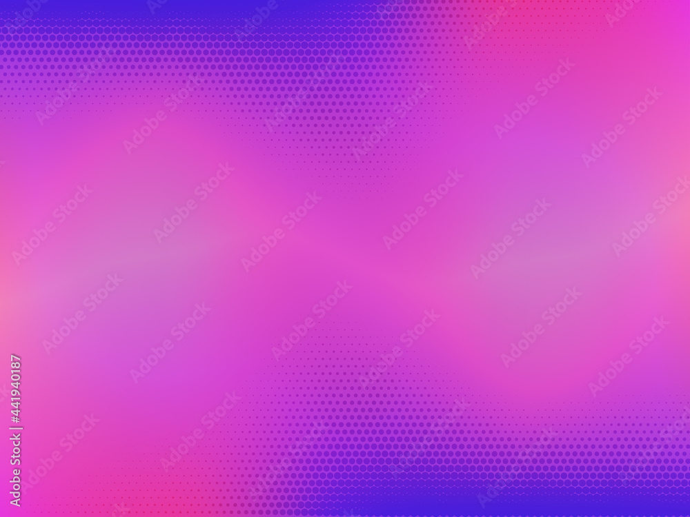 Abstract geometric gradient color halftone modern shape background