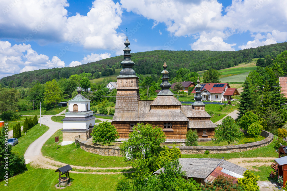 Fototapeta premium Cerkiew Opieki Matki Bożej w Owczarach