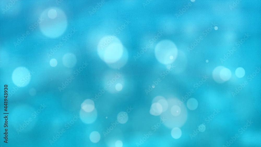 Obraz premium 水彩画風の清涼感のある幻想的な大きな粒子のキラキラした壁紙