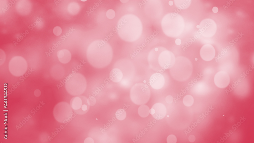 淡い水彩風のピンク色の背景と大きな粒子のキラキラしたさわやかな壁紙