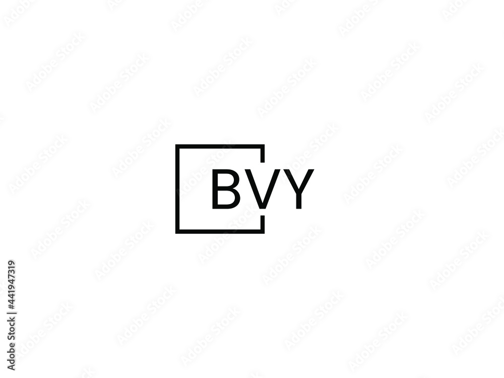 BVY letter initial logo design vector illustration BVY letter initial logo design vector illustration